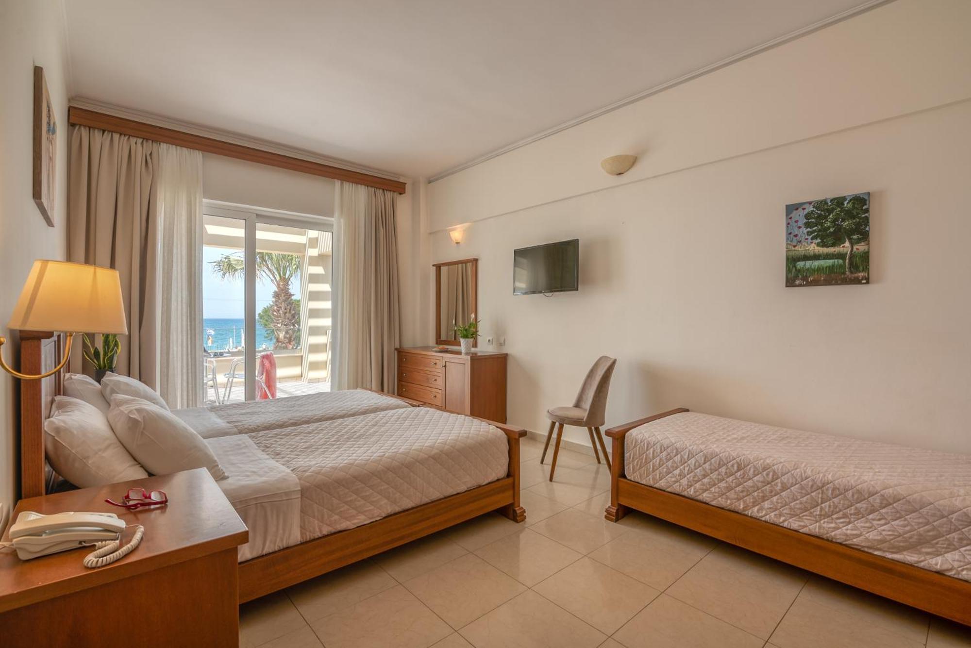 Castro Beach Hotel Máleme Kültér fotó